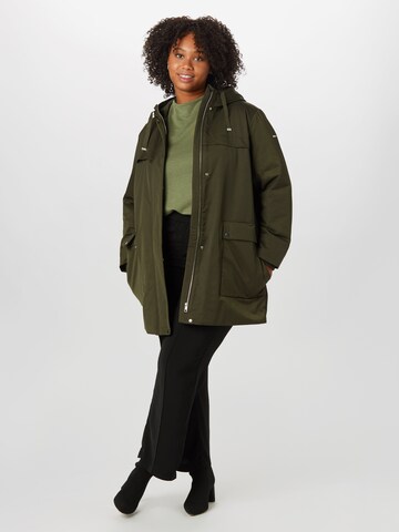 Parka di mezza stagione di Esprit Curves in verde