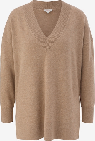 s.Oliver Sweater in Brown: front