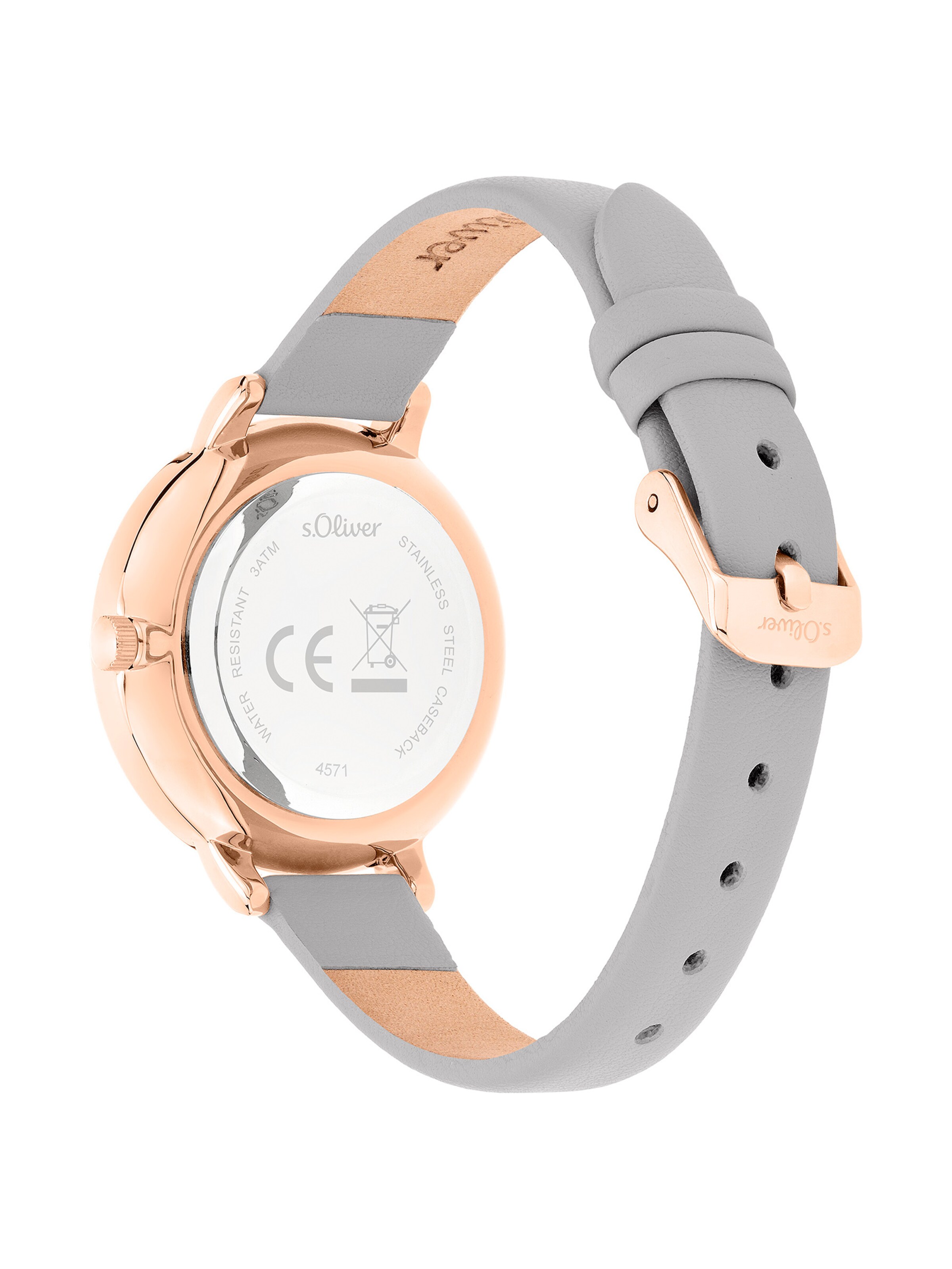 s.Oliver Analog Watch in Grey