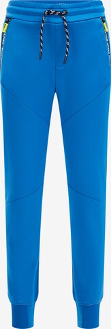 Pantalon WE Fashion en bleu : devant