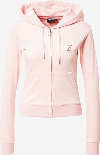 Juicy Couture Black Label Zip-Up Hoodie in Pastel pink / Silver, Item view