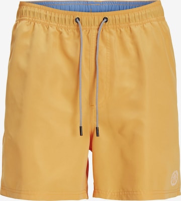 Jack & Jones Plus Badeshorts i orange: forside