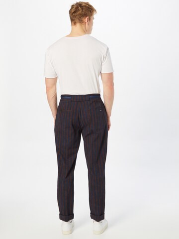 SCOTCH & SODA Tapered Pleat-front trousers in Blue