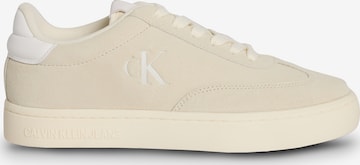 Calvin Klein Jeans Низкие кроссовки 'Classic' в Бежевый: спереди