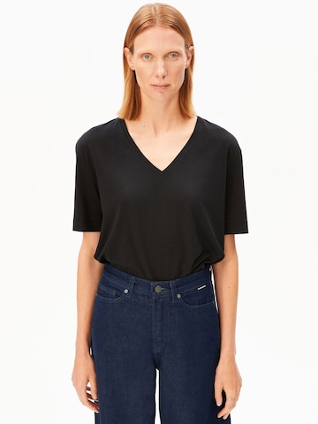 ARMEDANGELS Shirt in Black: front