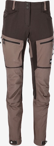 Whistler Regular Workout Pants 'Kodiak' in Brown: front