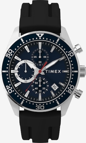 Montre à affichage analogique TIMEX en noir : devant