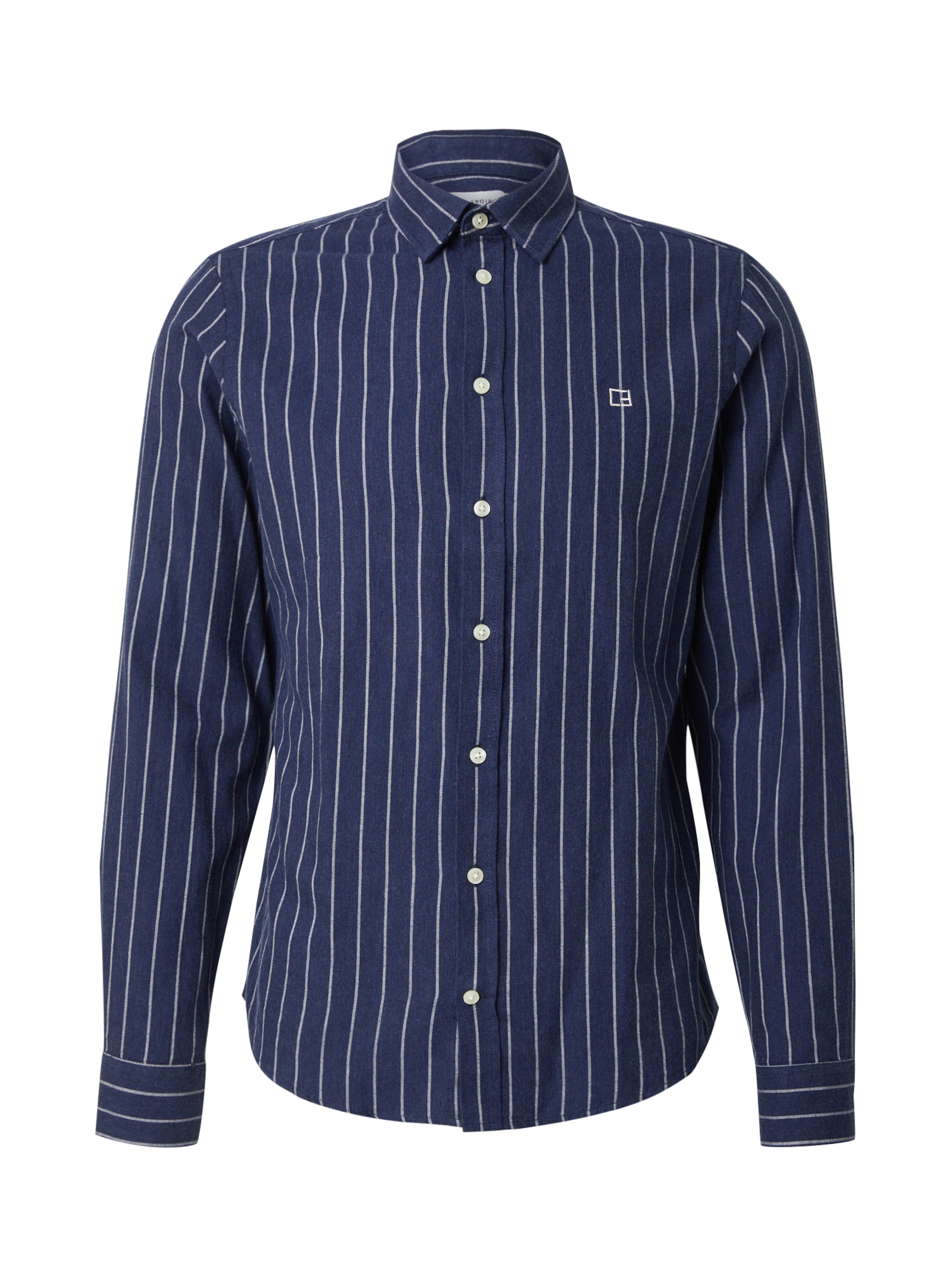 Casual Friday Slim fit Button Up Shirt 'CF ANTON' in Blue: front