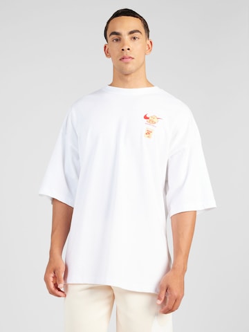 NIKE - Camisa funcionais 'Sole Food' em branco: frente