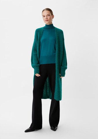 Cardigan comma casual identity en vert : devant