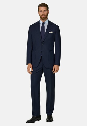 Boggi Milano Regular fit Business-colbert in Blauw: voorkant
