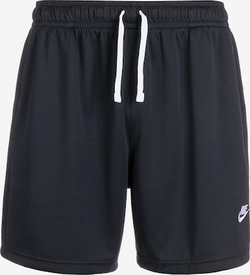 Nike Sportswear Loose fit Workout Pants in Black: front