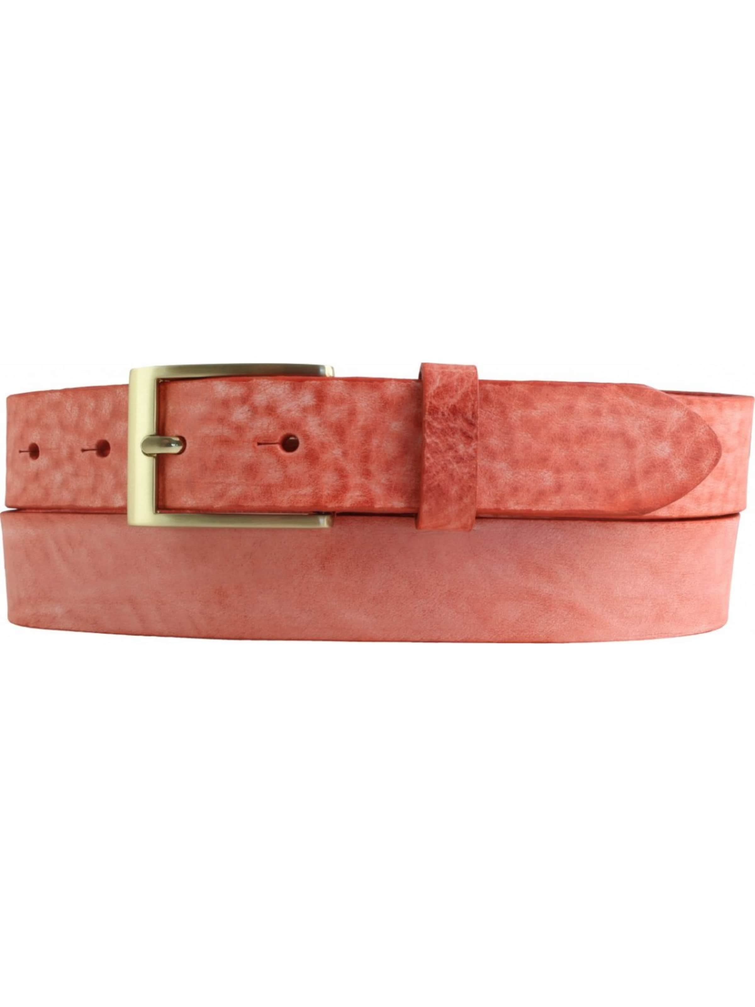 BELTINGER Belt 'Genovai' in Red: front