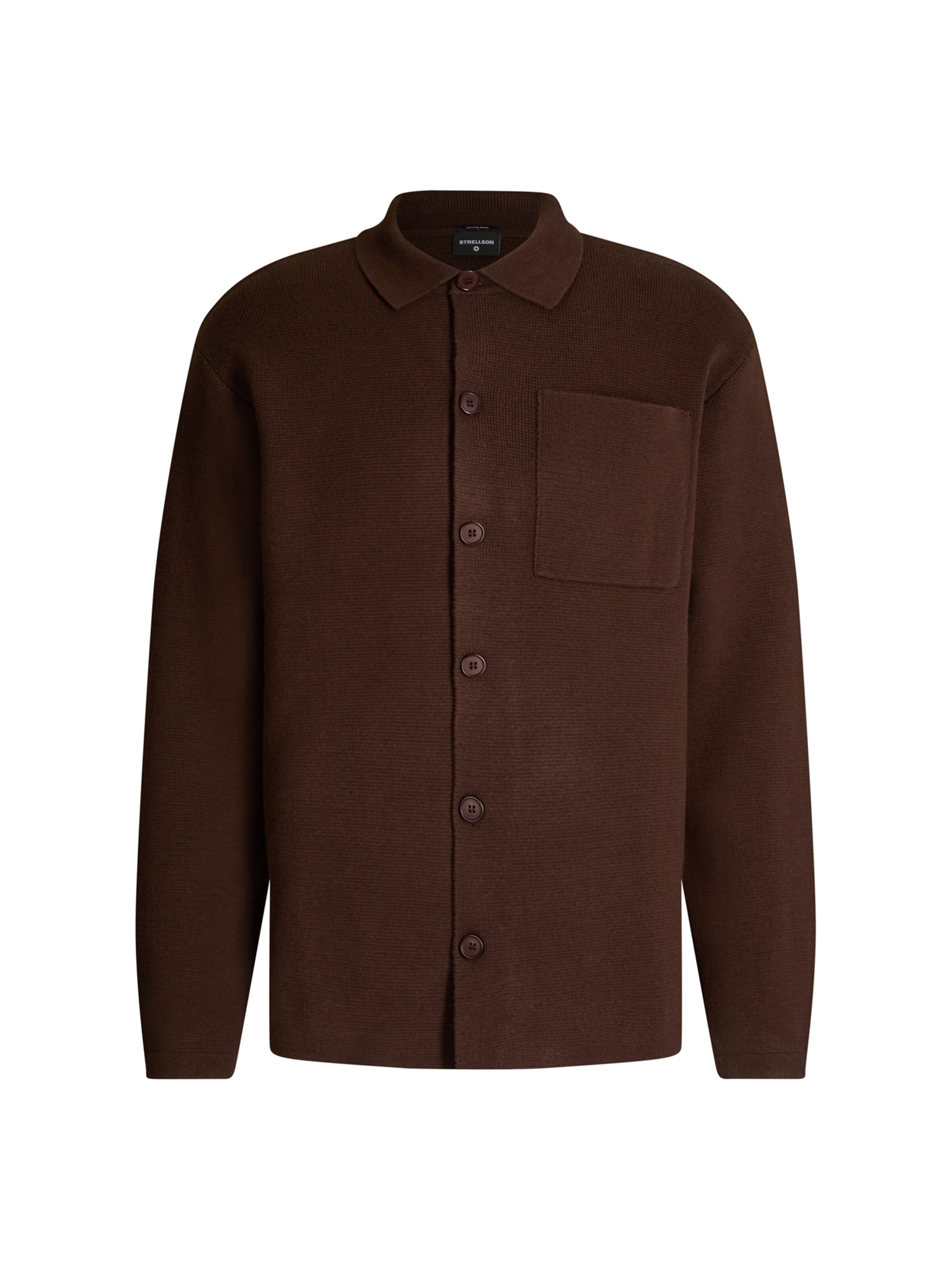 STRELLSON Vestes en maille 'Aiden' en brun foncé, Vue avec produit