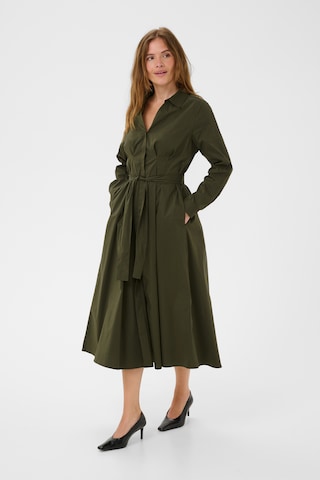 Robe-chemise 'Elna' CULTURE en vert
