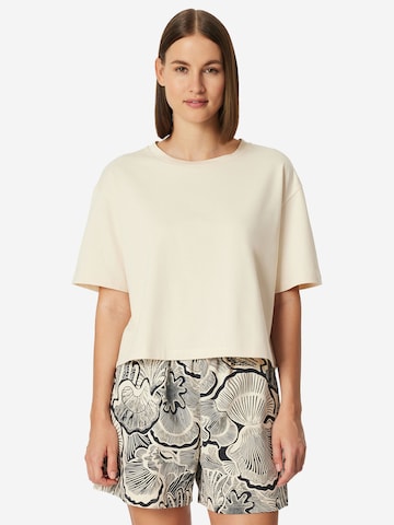 Chemise de nuit 'Mix Relax' SCHIESSER en blanc : devant