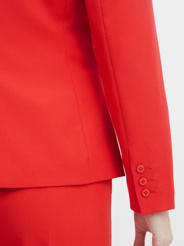 ICHI - Slimfit Blazer 'Lexi' en rojo