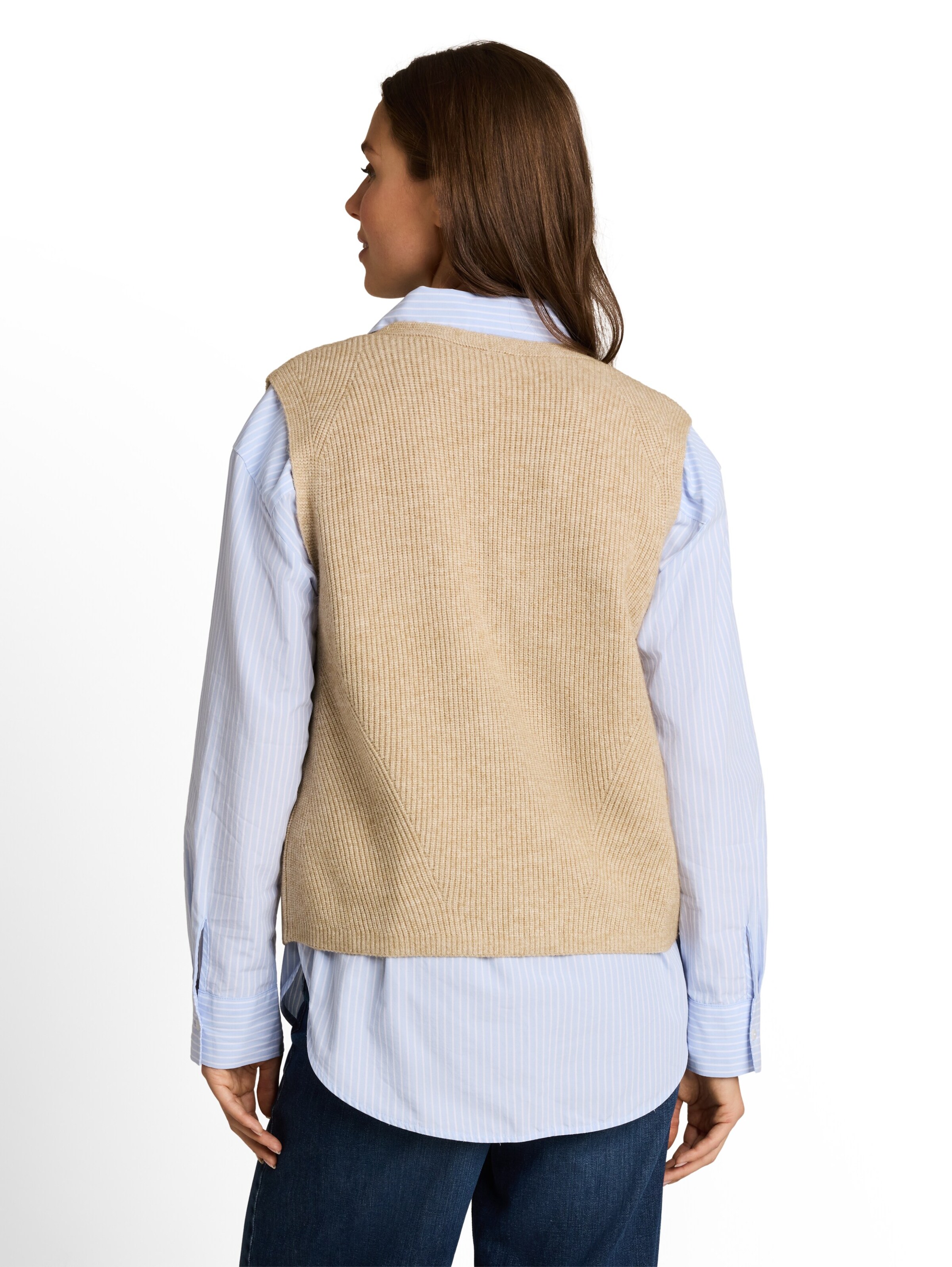 TOM TAILOR - Jersey en beige