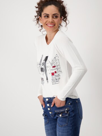T-shirt monari en blanc