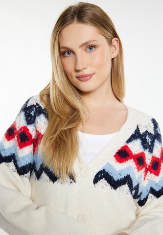 DreiMaster Maritim Knit Cardigan in White