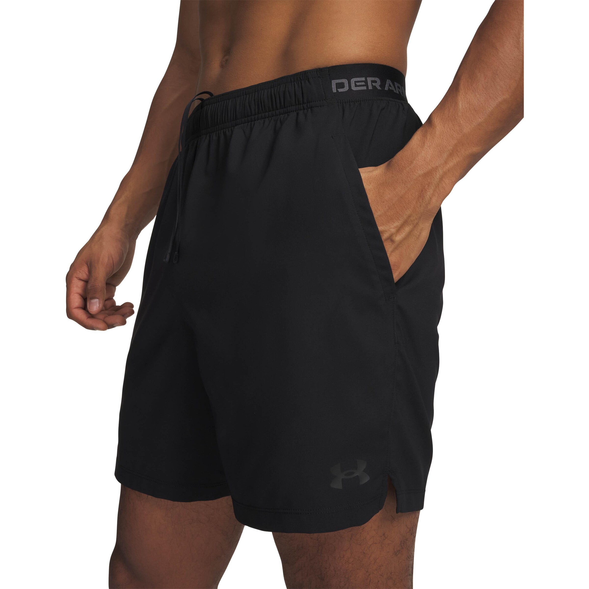 UNDER ARMOUR Regular Workout Pants in Black