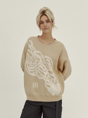 Pullover 'Zehra' di millane in beige: frontale