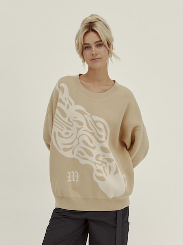ABOUT YOU x Millane Sweater 'Zehra' in Beige: front