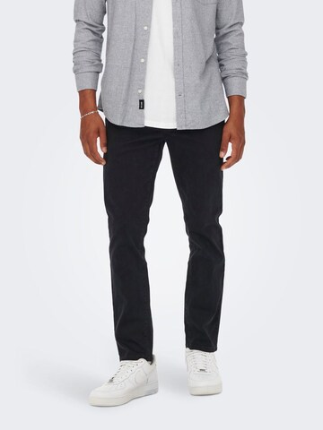 Only & Sons Slimfit Chinobukse 'Pete' i blå: forside