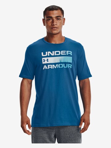 UNDER ARMOURTehnička sportska majica 'Team Issue' - plava boja: prednji dio