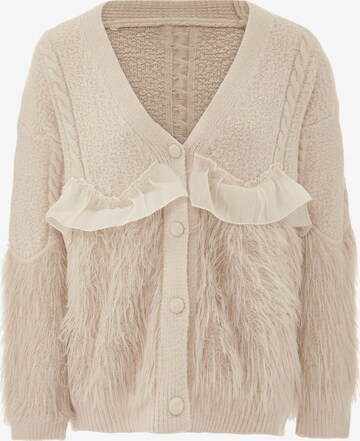 Cardigan caspio en beige : devant