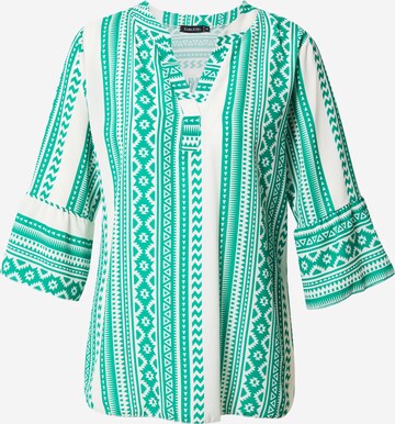 Sublevel Blouse in Groen: voorkant