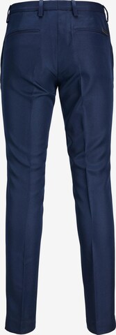 JACK & JONES Slim fit Trousers with creases 'Marco' in Blue