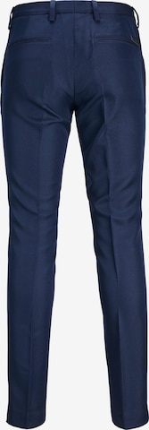 JACK & JONES Slim fit Pleated Pants 'Marco' in Blue