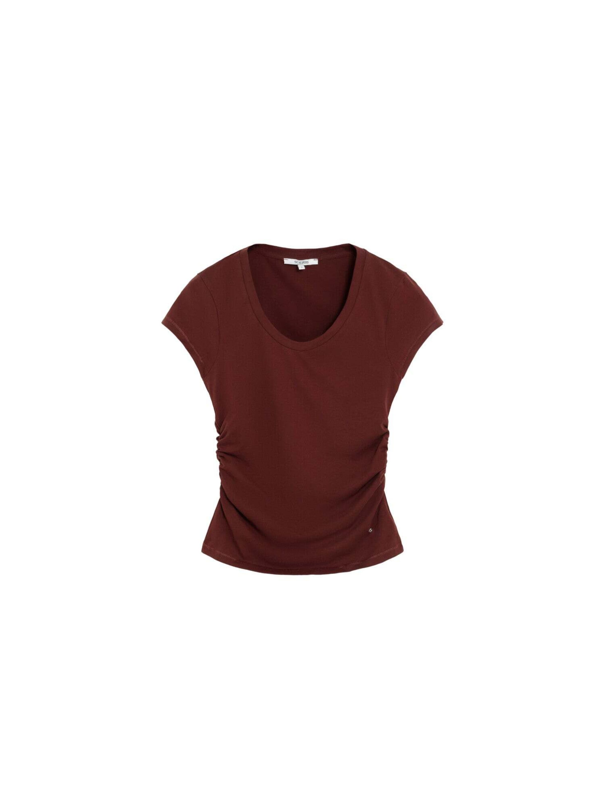T-shirt ' ' Scalpers en marron : devant