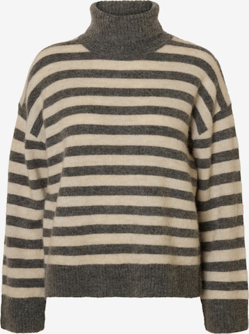 SELECTED Sweater 'SLFLULU' in Grey: front