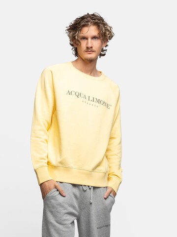 Acqua Limone Sweatshirt 'College Classic' i gul