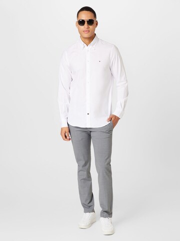 pilka Tommy Hilfiger Tailored Standartinis Kelnės 'HAMPTON'