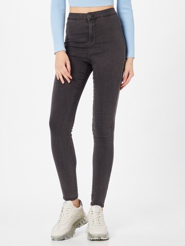 Noisy may Skinny Jeans 'Ella' in Grijs: voorkant