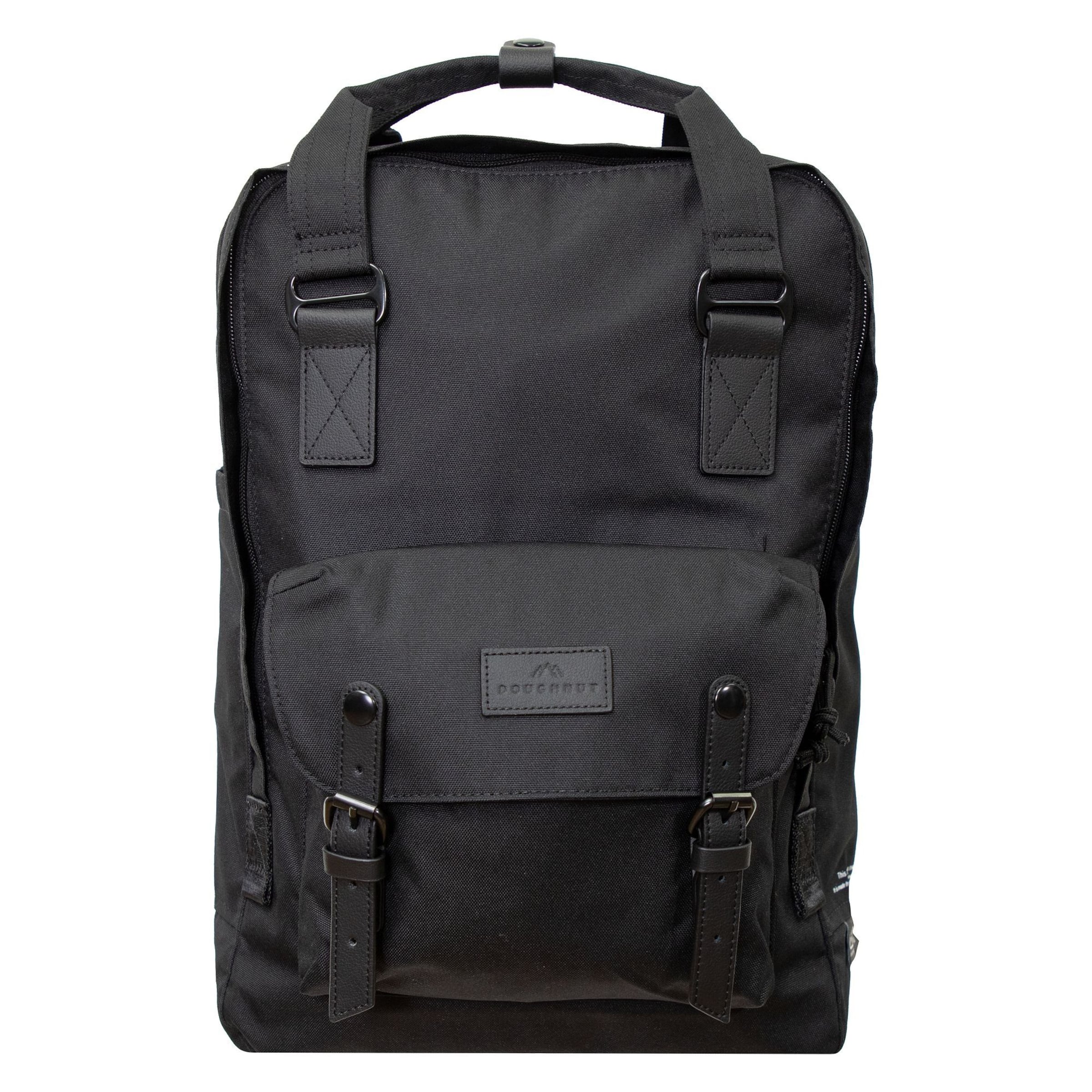 Doughnut Backpack in Black: front