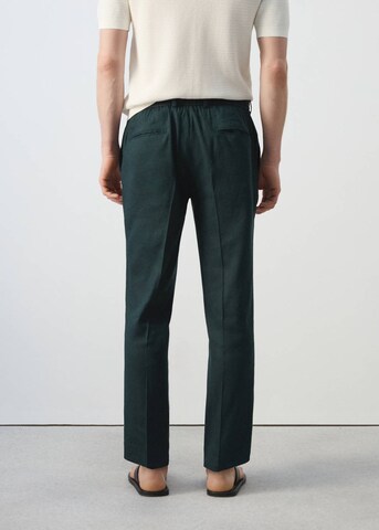 MANGO MAN Slim fit Pants in Green