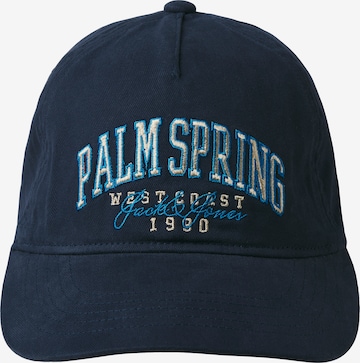 JACK & JONES Cap 'JACPalme' in Blue: front
