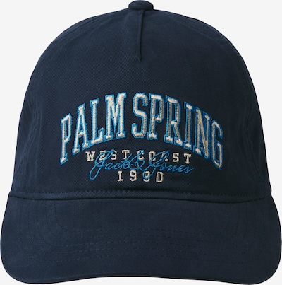 Kepurė 'JACPalme' iš JACK & JONES, spalva – mėlyna / nakties mėlyna / balta, Prekių apžvalga