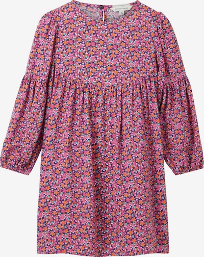 TOM TAILOR Robe en marine / orange / rose / pitaya, Vue avec produit