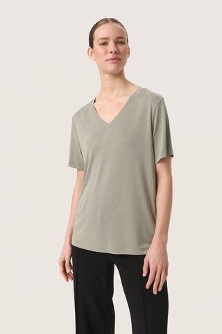 T-shirt 'SLColumbine' SOAKED IN LUXURY en vert : devant