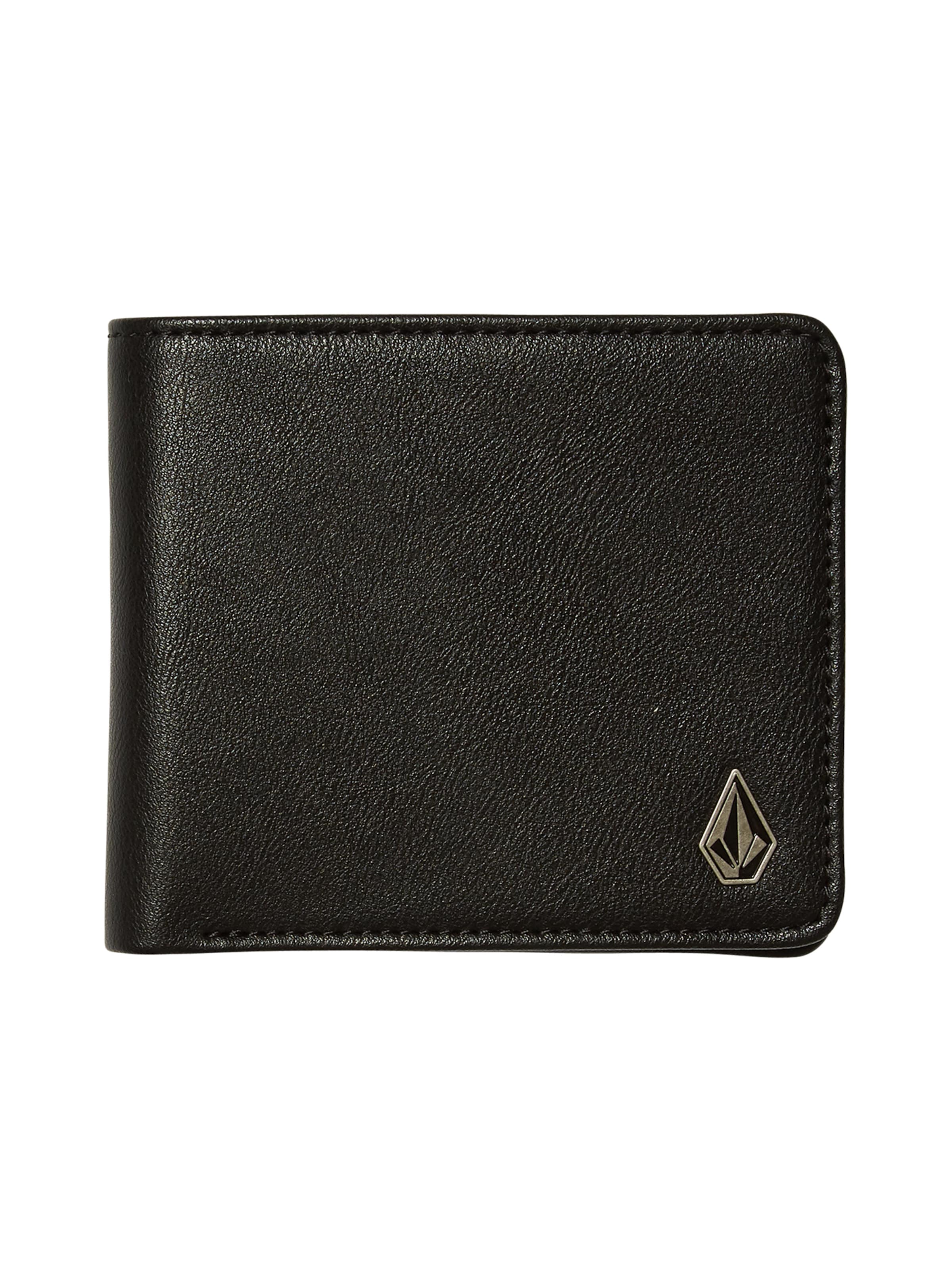 Volcom Wallet in Black: front