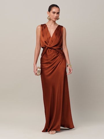 Sável Kleid 'FREDA' in Braun