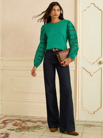 Camicia da donna di love & roses in verde