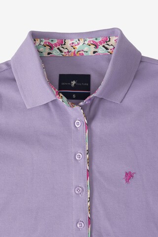 DENIM CULTURE - Camisa 'Devana' em roxo