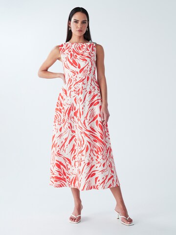 BWLDR Kleid 'Zenay' in Orange: Vorderseite