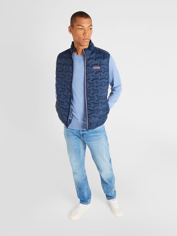 JACK & JONES - Colete 'OZZY' em azul